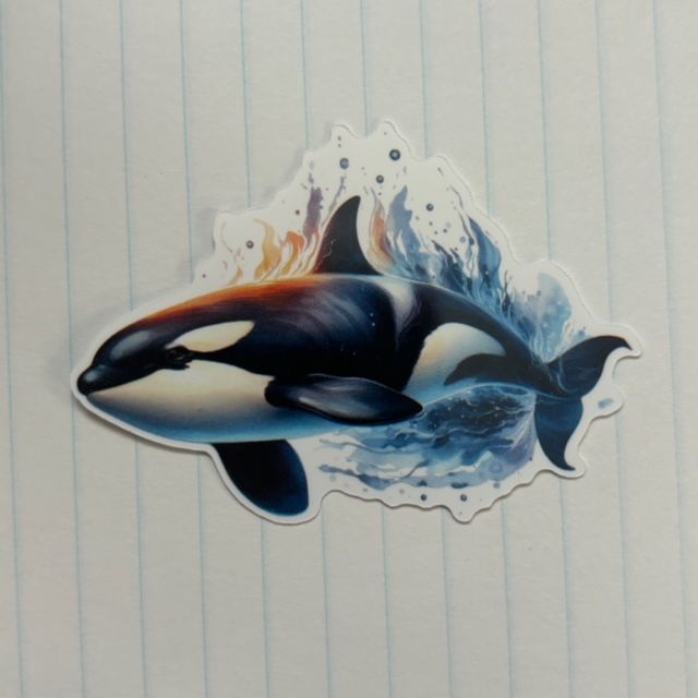 Whale Stickers (4 pk)