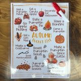 Autumn Bucket List Wipe-Off Board