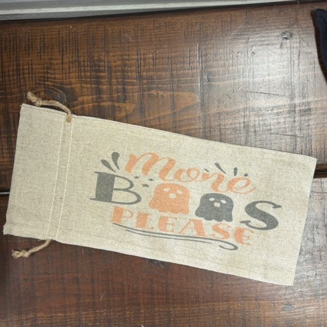 More Boos Please Wine Bag