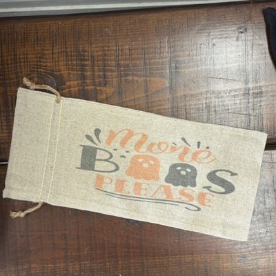 More Boos Please Wine Bag