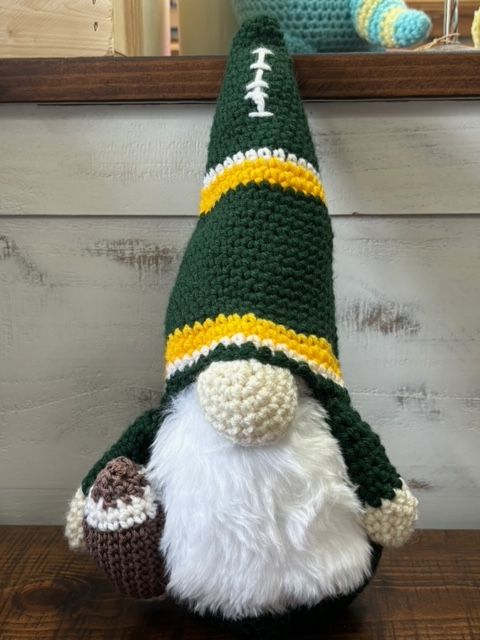 Crochet Football Gnome