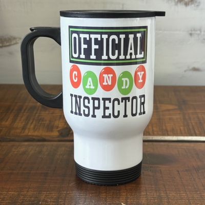 Official Candy Inspector Design for Drinkware
