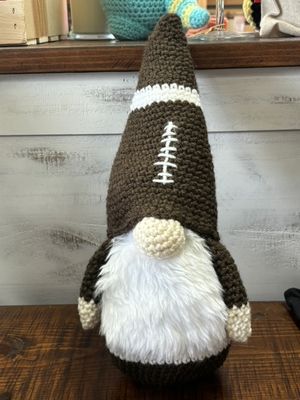 Crochet Football Gnome