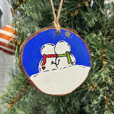 Snowman Couple Ornament