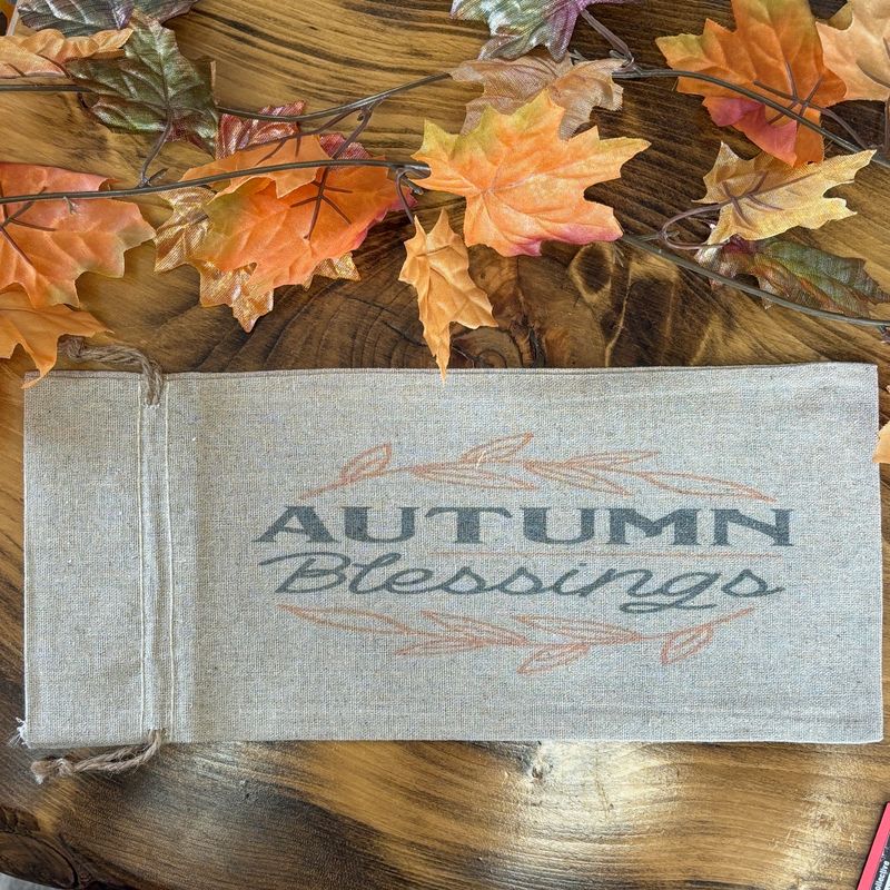 Autumn Blessings Wine Bag