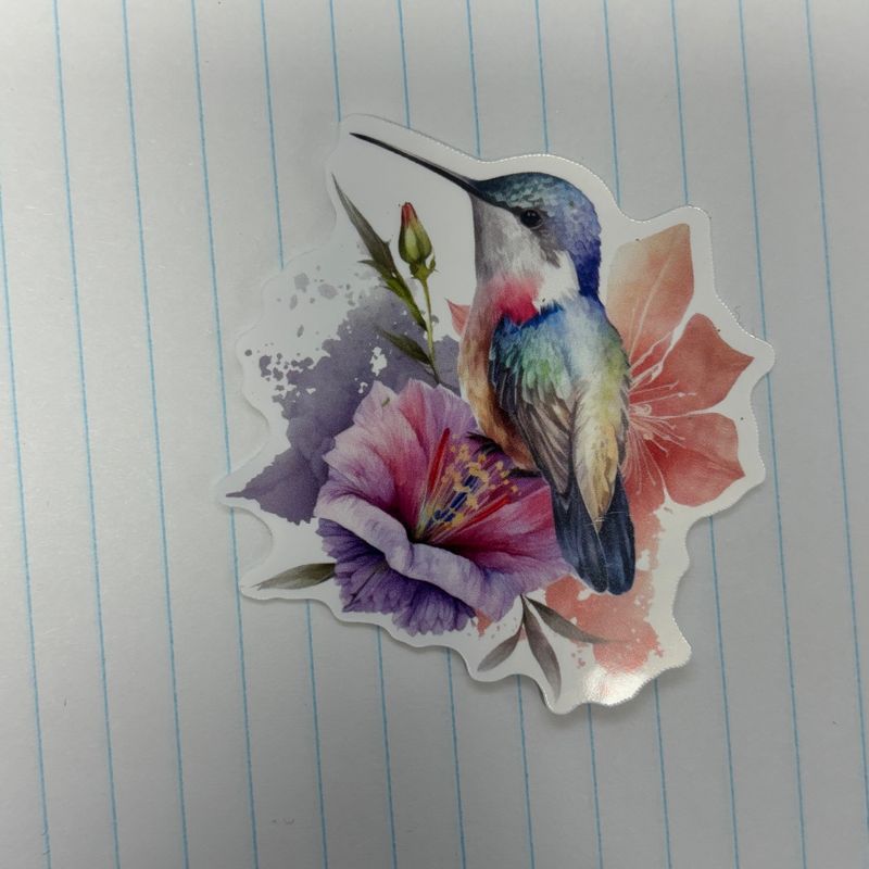 Hummingbird Stickers (4 pk)