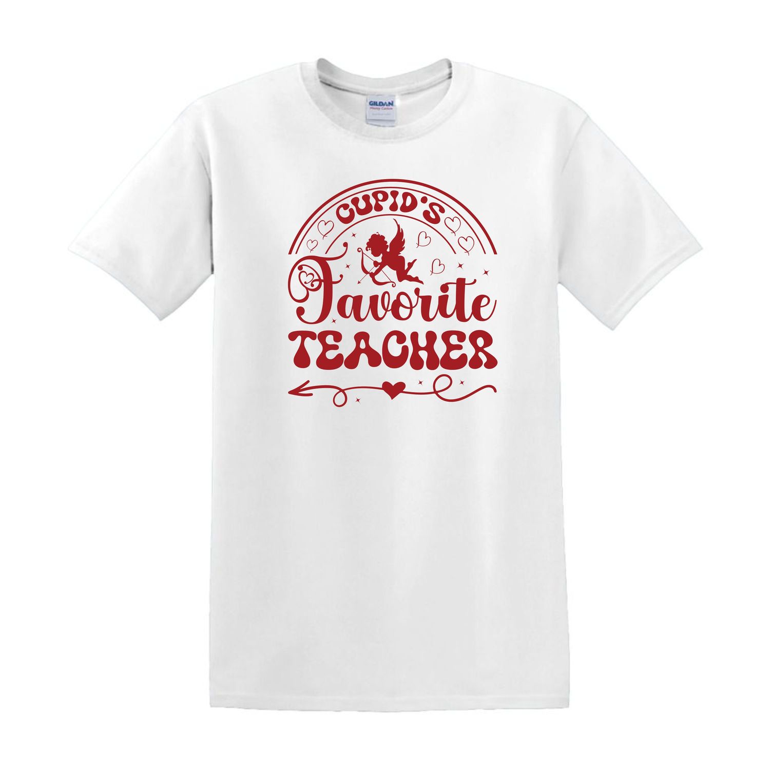 Cupid&#39;s Favorite Teacher Design For Shirt