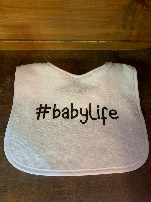 #babylife Bib