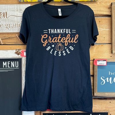 Thankful Grateful Blessed Design for Shirt