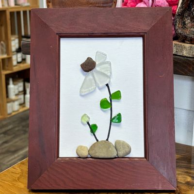 Glass Art in Frame