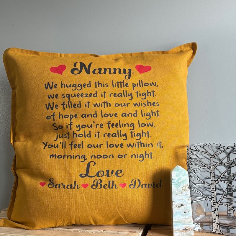 Personalized Hug Pillow