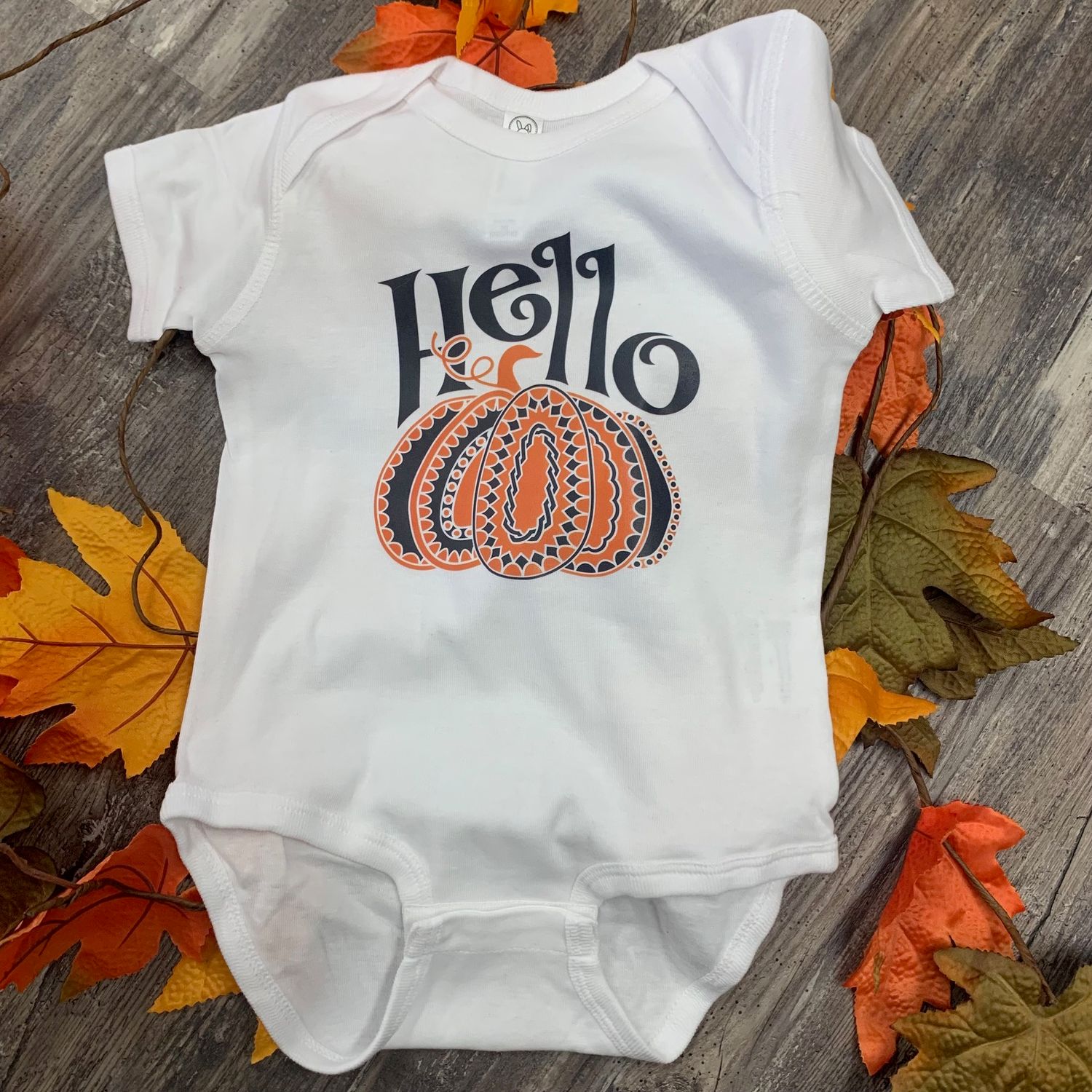 Hello Pumpkin Infant Shirt Design