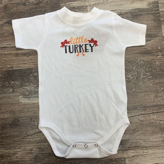 Little Turkey Infant Shirt Design