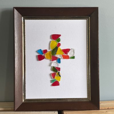 Glass Art in Frame