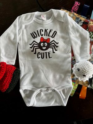 Wicked Cute Baby Bodysuit Size 3-6 Month