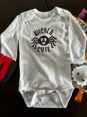 Wicked Cute Baby Bodysuit Size 6-12 Months