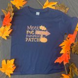 Meet Me At The Pumpkin Patch Design for Youth Shirt