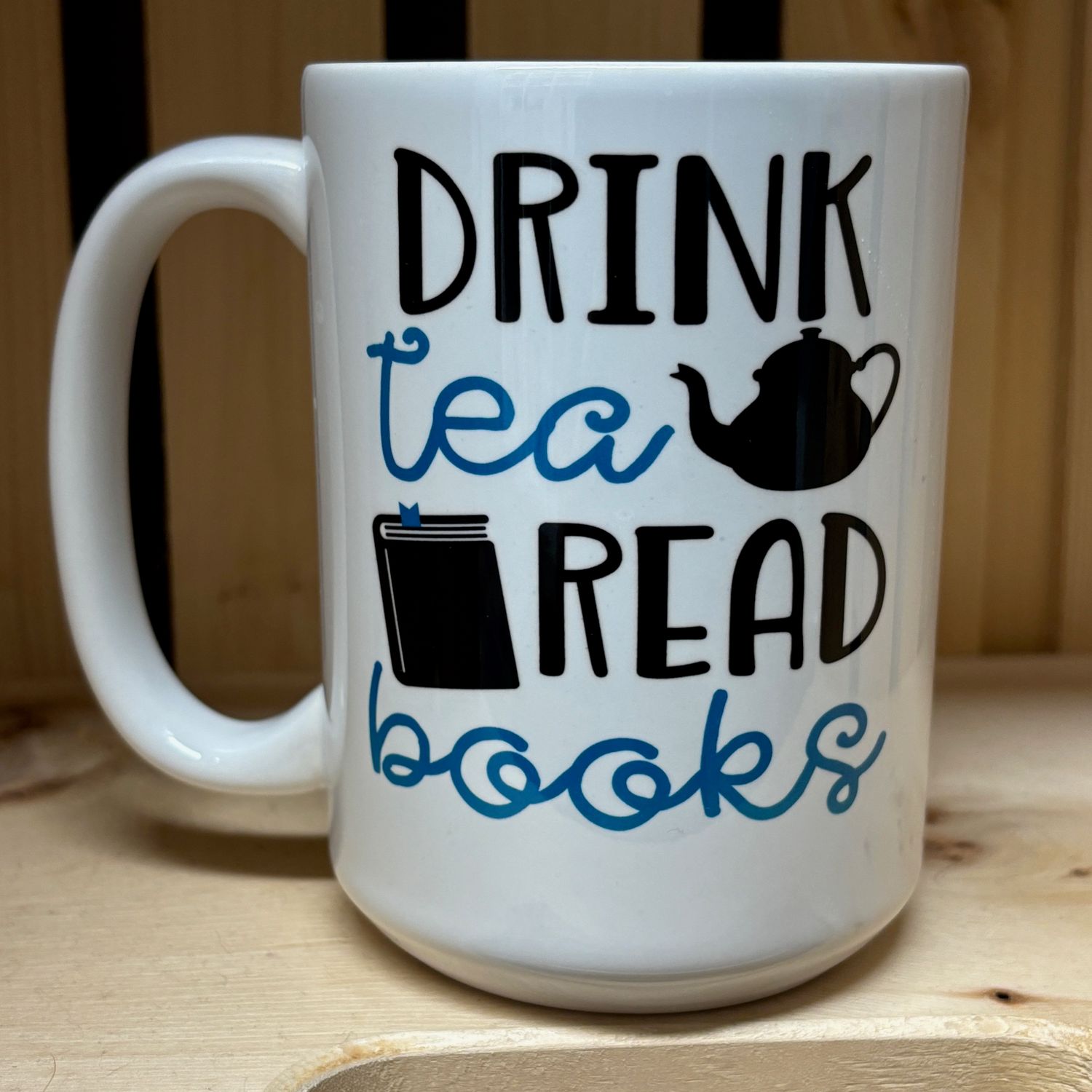 Drink Tea Read Books Design for Drinkware