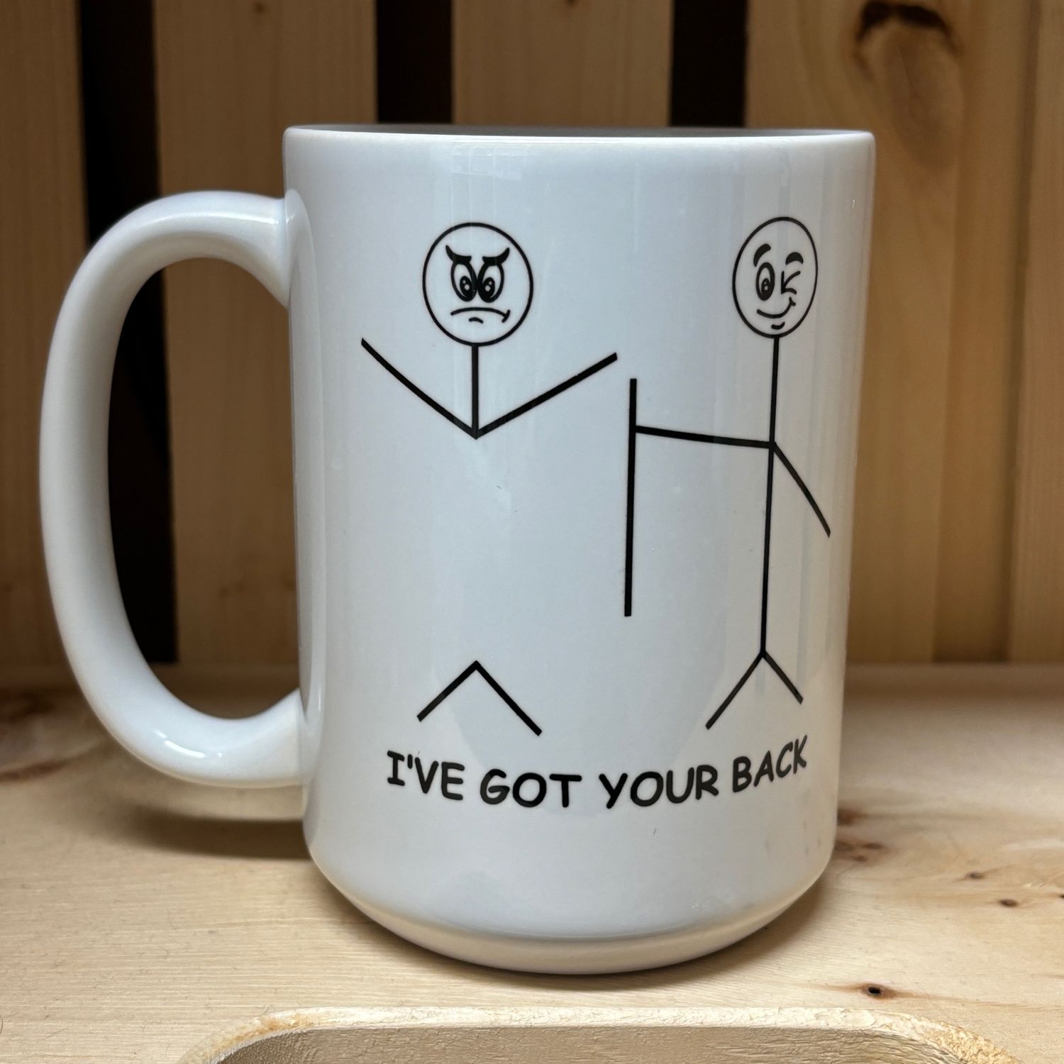 I&#39;ve Got Your Back Design for Drinkware