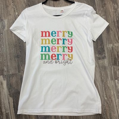 Merry and Bright Design For Shirt