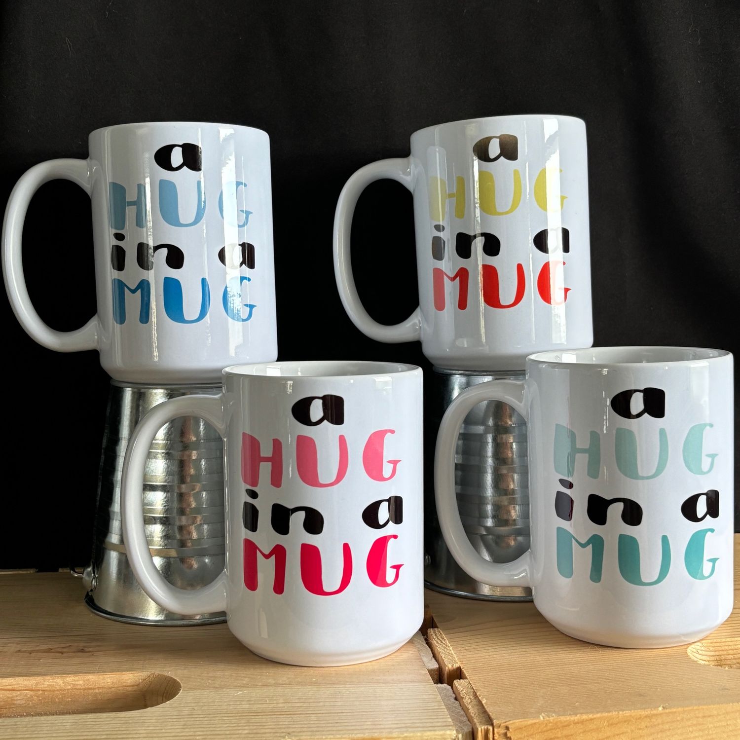 A Hug In A Mug Design for Drinkware