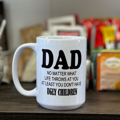 Dad Ugly Children Design for Drinkware