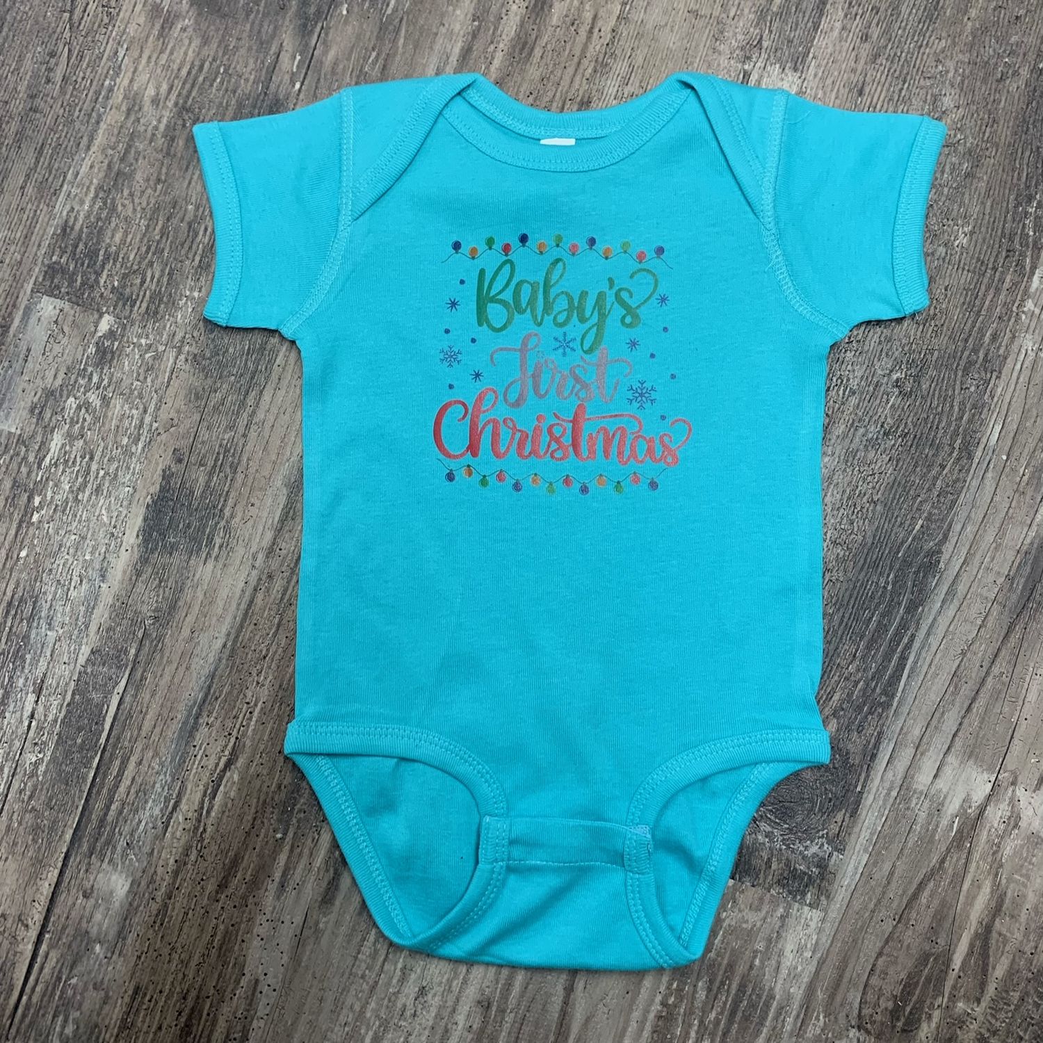 Baby&#39;s First Christmas Infant Shirt Design