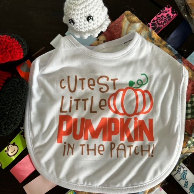Cutest Little Pumpkin In The Patch Bib
