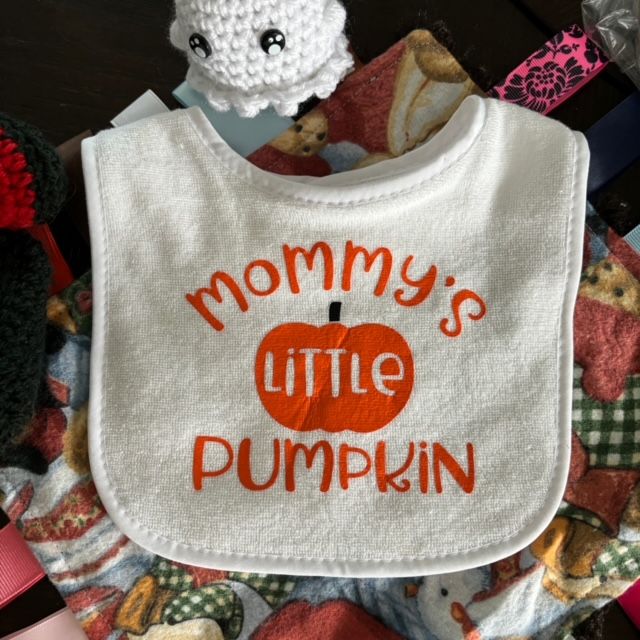 Mommy&#39;s Little Pumpkin Bib