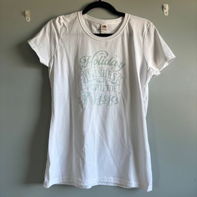 Holiday Wishes Ladies Shirt Size Medium