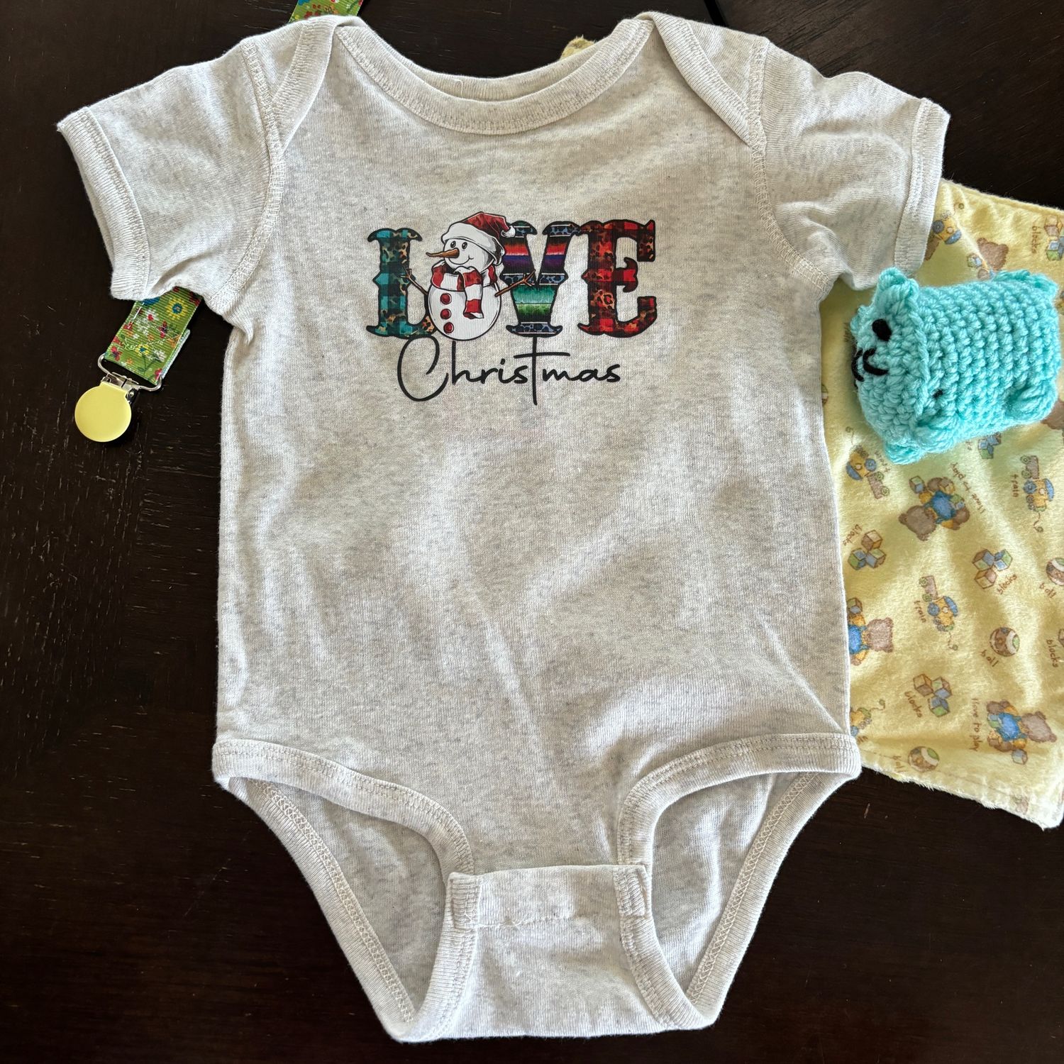 Love Christmas Infant Shirt Design