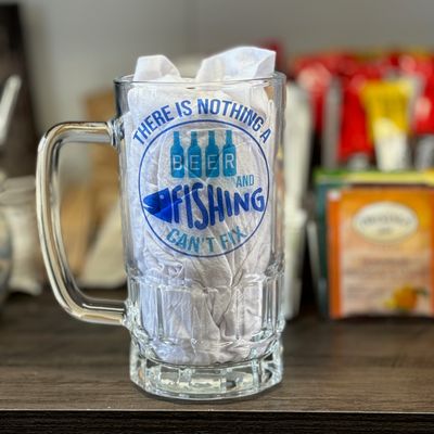 There is Nothing A Beer And Fishing Can&#39;t Fix Beer Stein