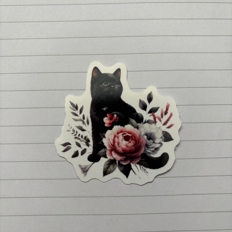Black Cat Stickers (4 pk)