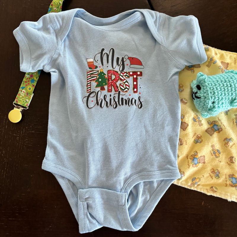 My First Christmas Infant Shirt Design