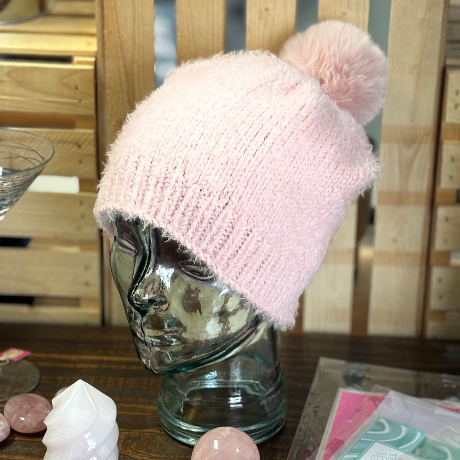 Adult Toque with pom pom