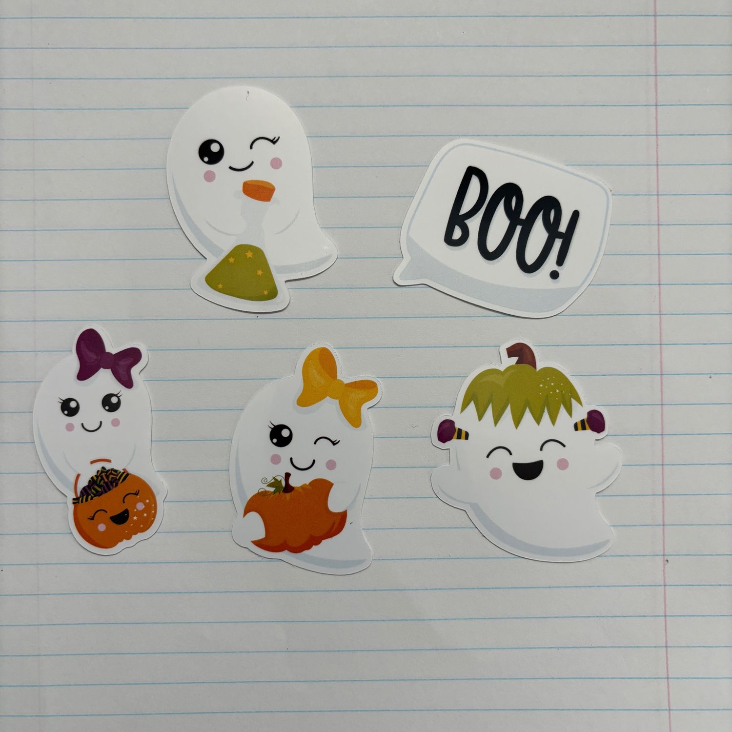 Ghost Stickers (5 pk)