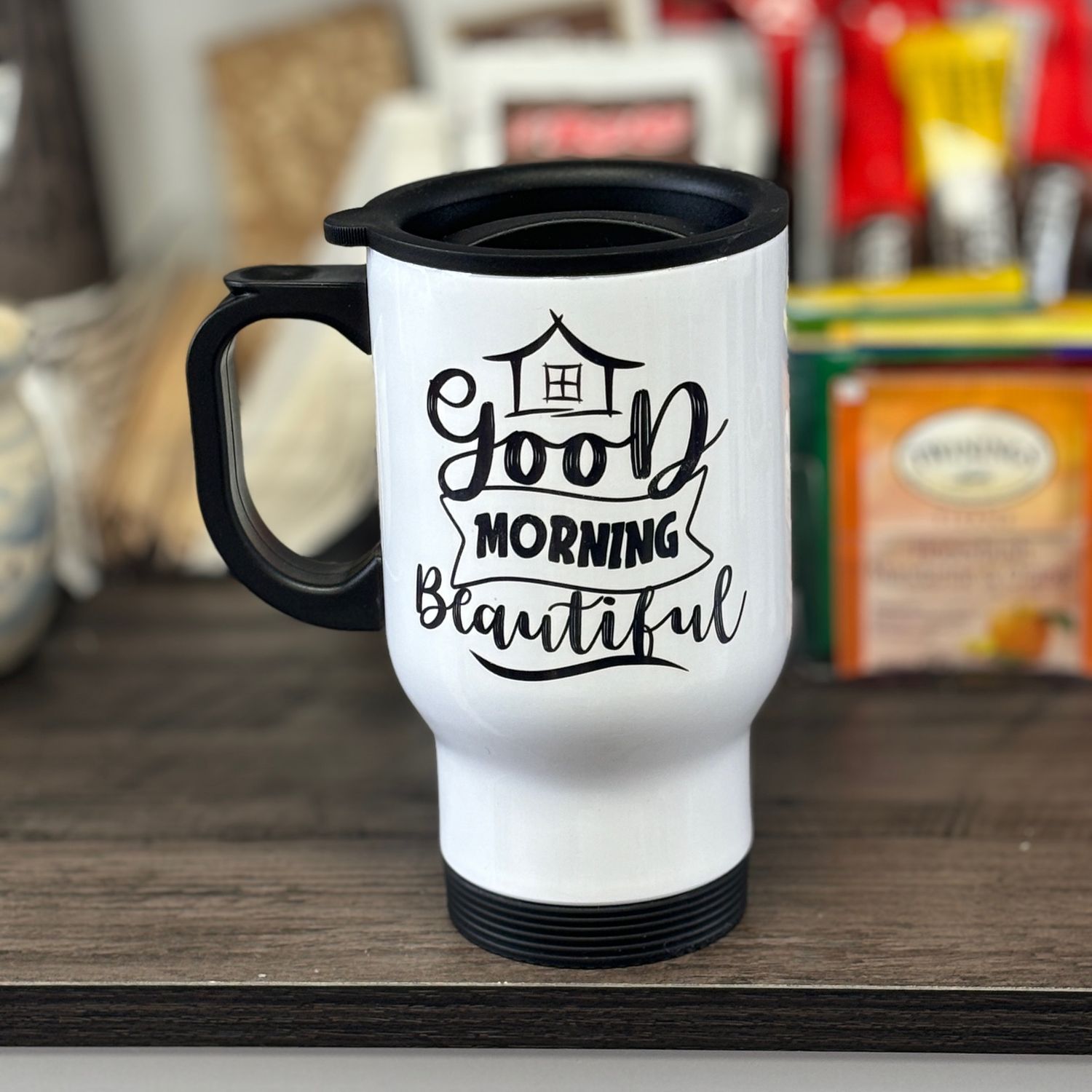 Good Morning Beautiful Design for Drinkware