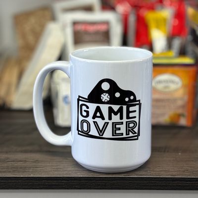 Game Over Design for Drinkware