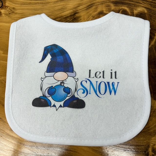 Let It Snow Bib