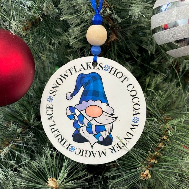 Gnome Words Ornament