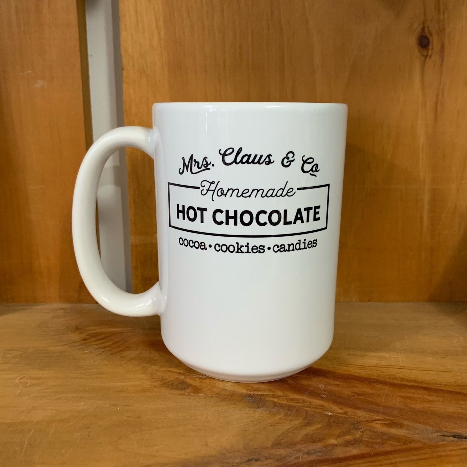 Mrs. Claus and Co. Homemade Hot Chocolate Design for Drinkware