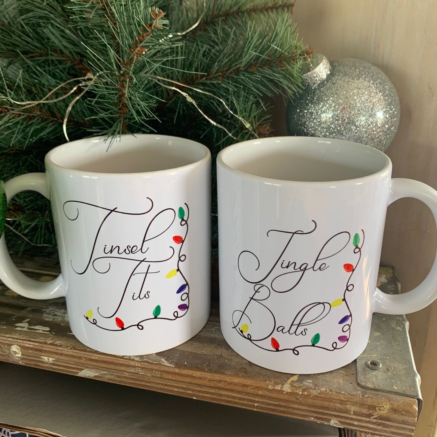 Jingle Balls - Tinsel Tits Mug Set