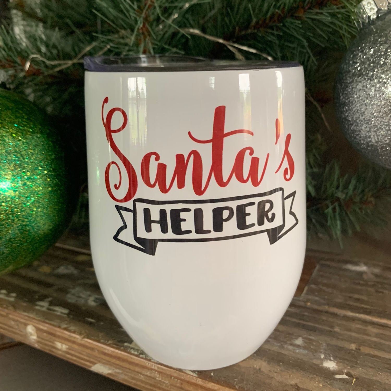 Santa&#39;s Helper Design for Drinkware