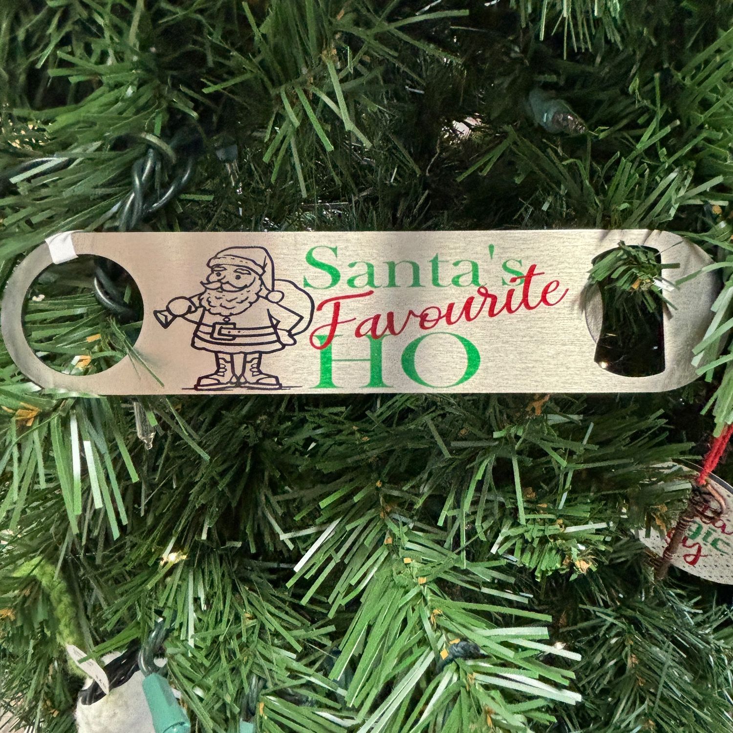 Santa&#39;s Favourite Ho Bottle Opener