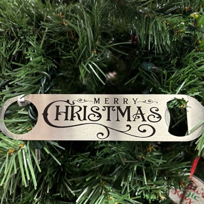 Merry Christmas Bottle Opener