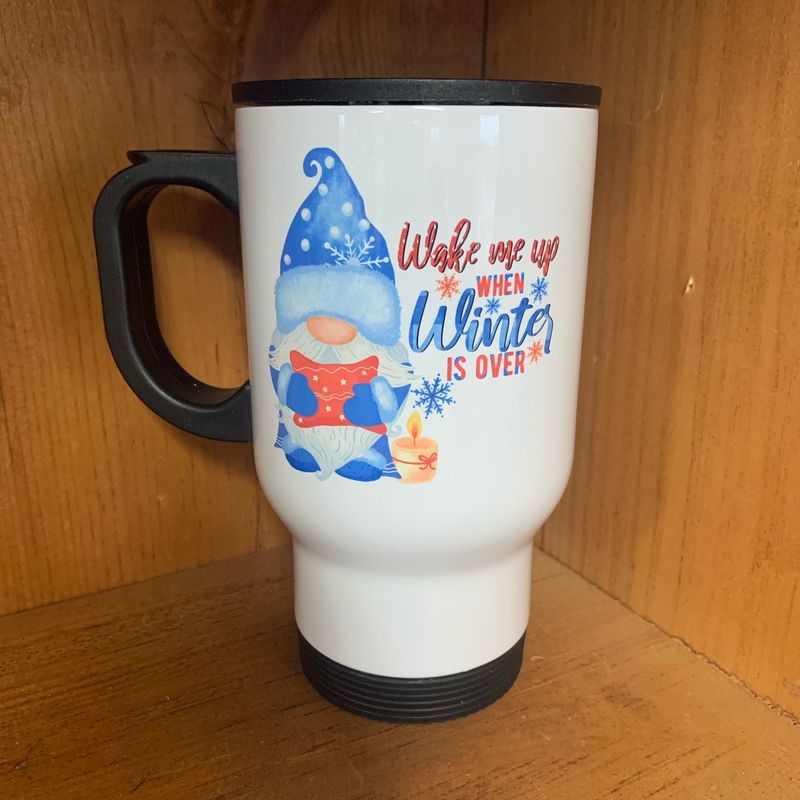 Wake Me Up When Winter Is Over Design for Mug