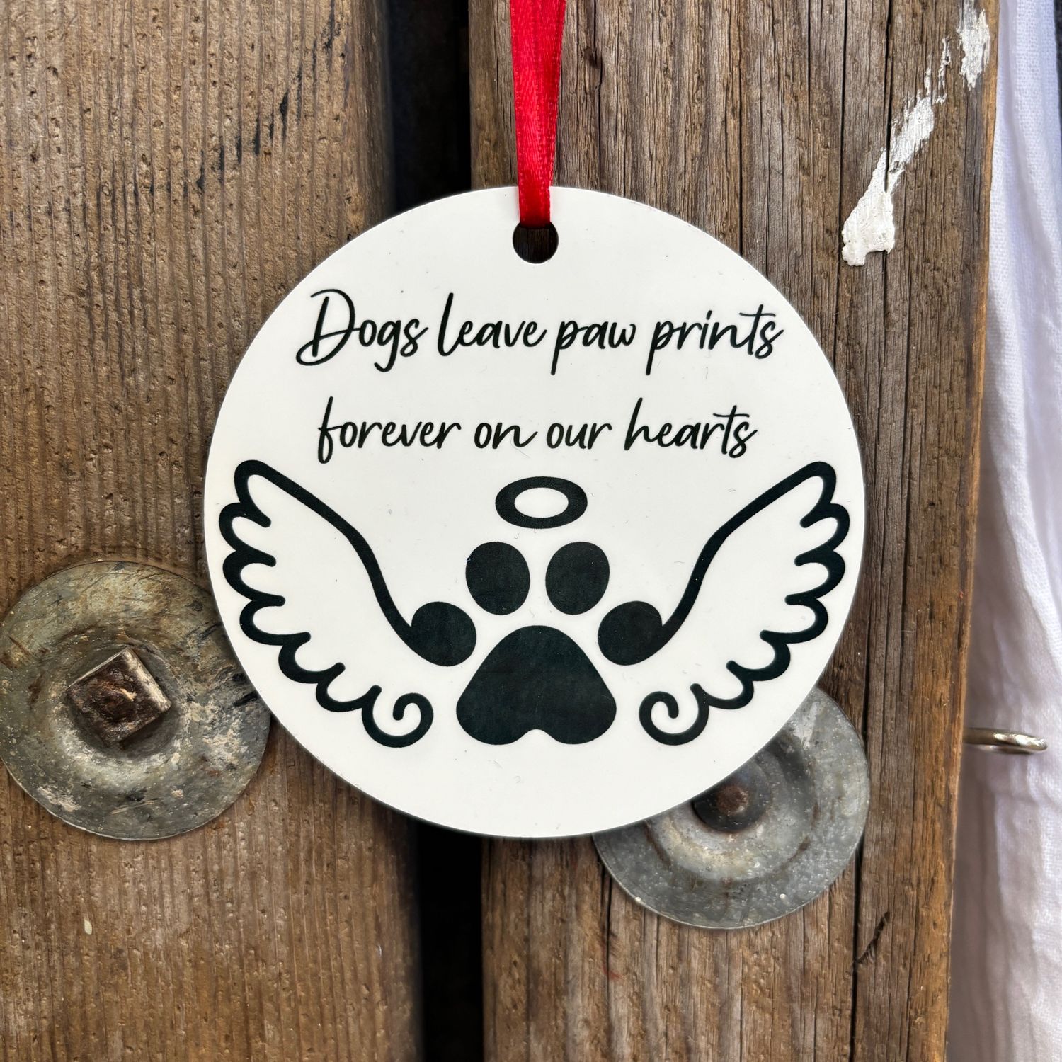 Dog Memorial Ornament