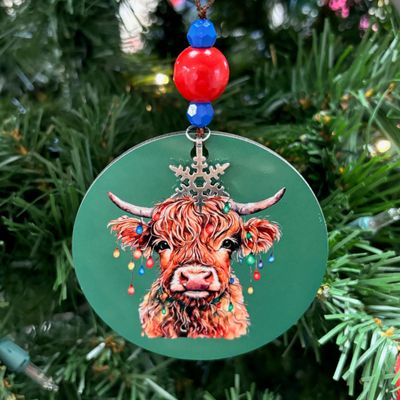 Highland Cow Ornament