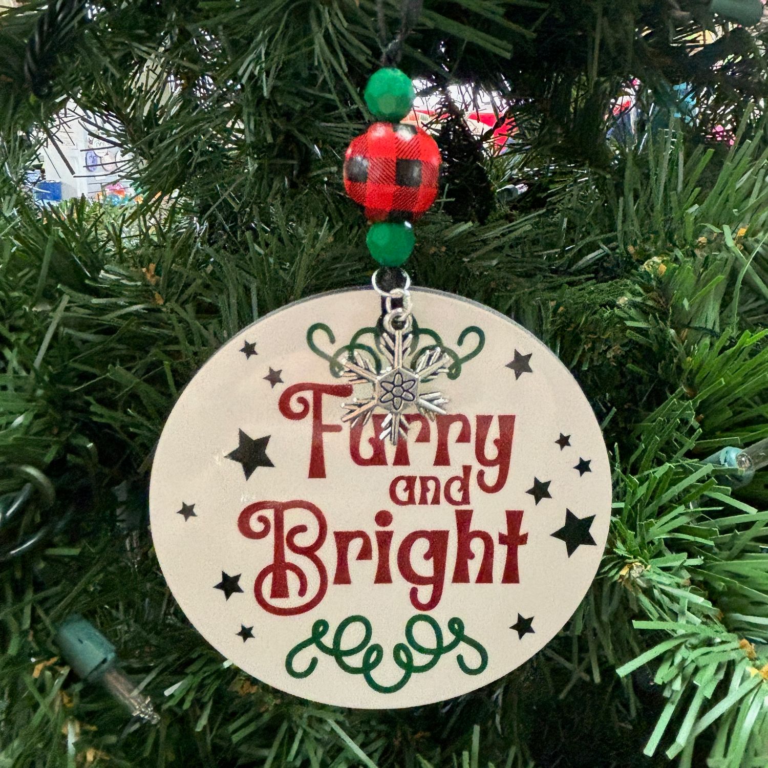 Furry And Bright Ornament