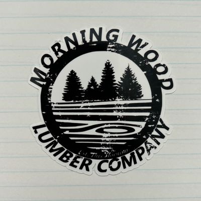Morning Wood Lumber Company Sticker